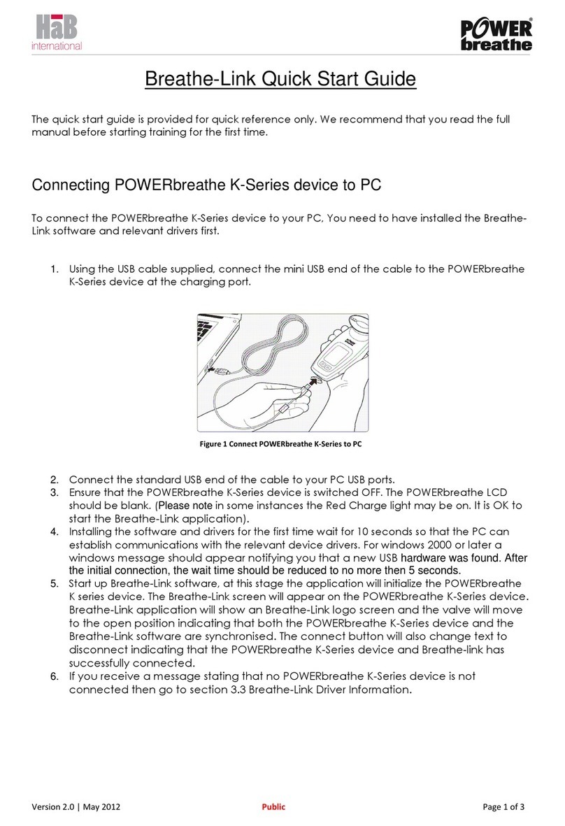 POWERbreathe K-Series User manual