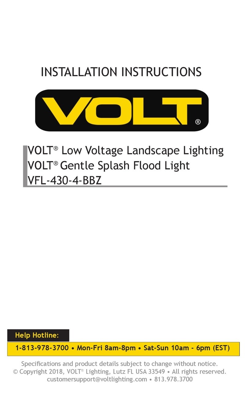 Volt Low Voltage Landscape Lighting installation instructions