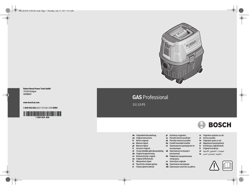 Bosch 15 User manual