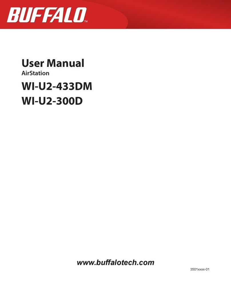 Buffalo AirStation WI-U2-433DM user manual