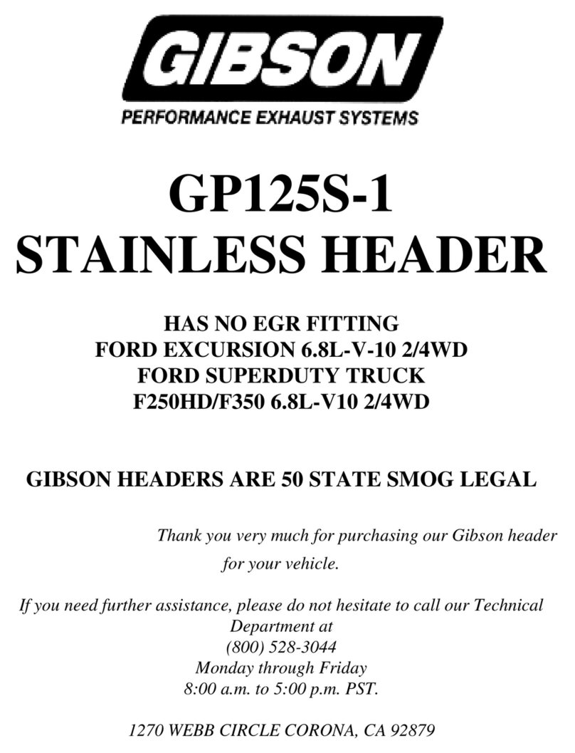 Gibson GP125S-1 User manual
