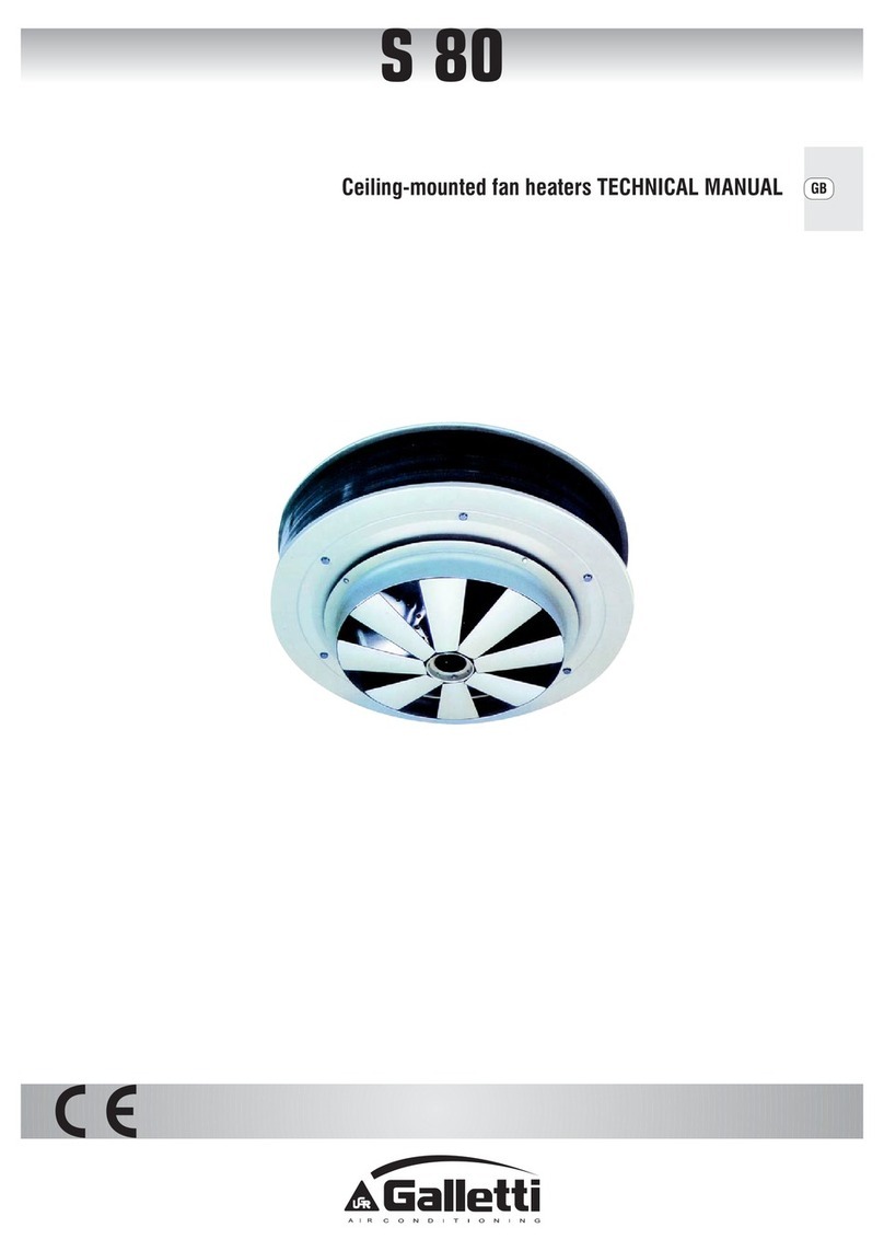Galletti S 80 Series Technical manual