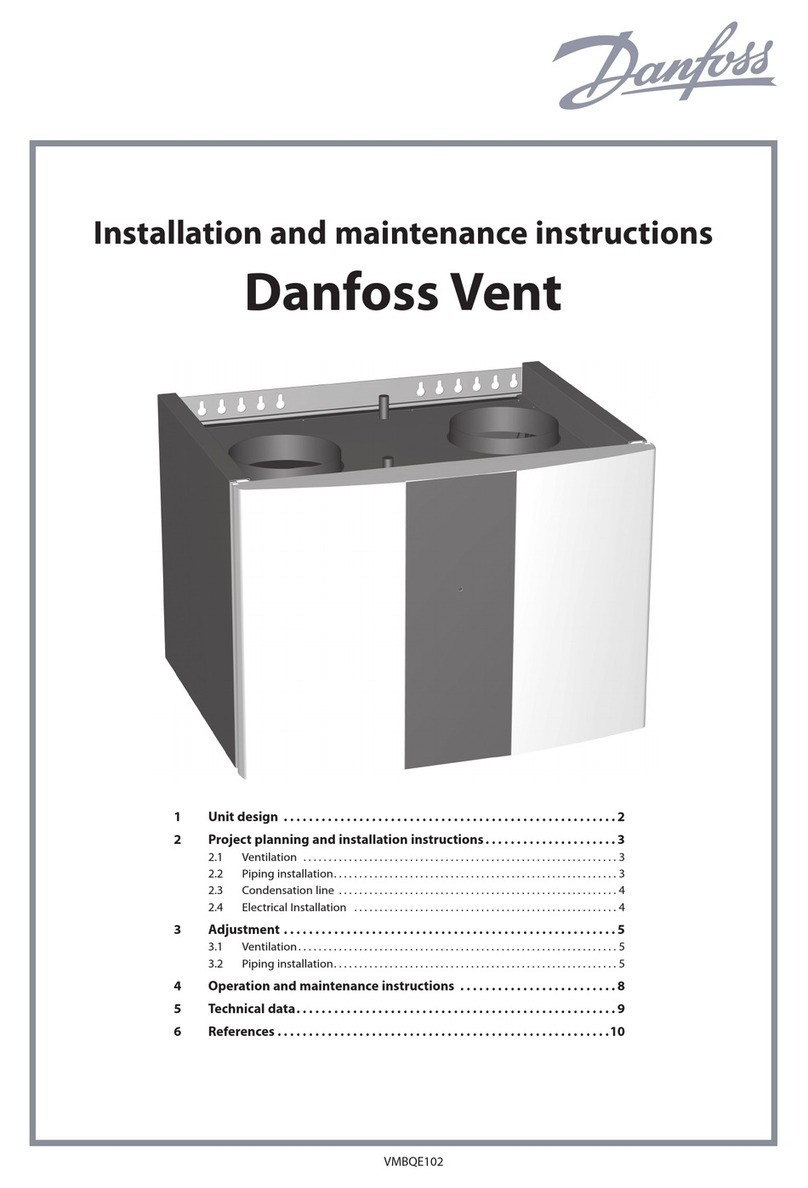Danfoss Vent User manual