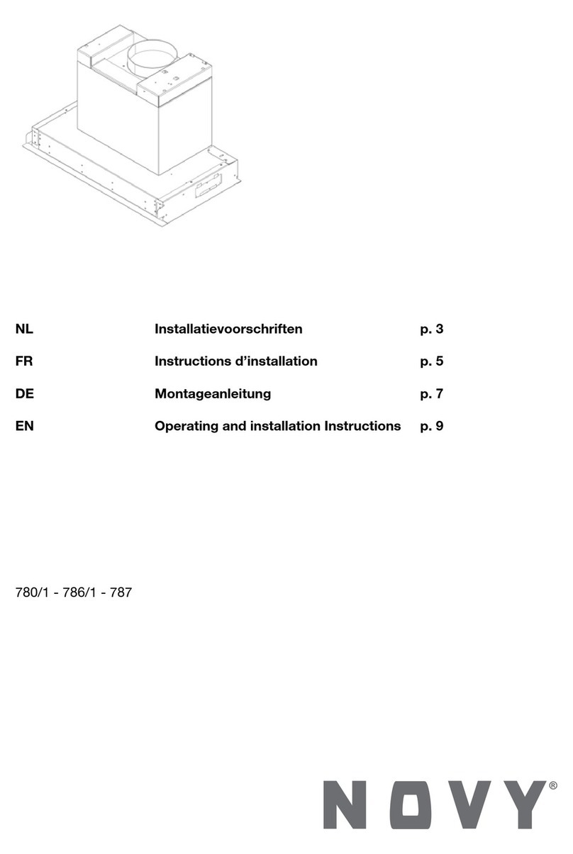 Novy 780 Fusion+ Operating and installation instructions