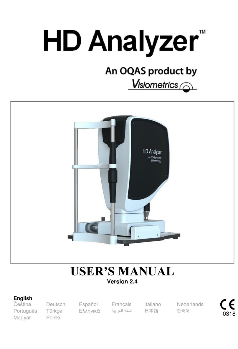 Visiometrics HD Analyzer OQAS user manual
