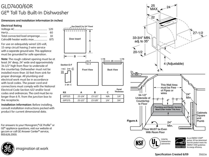 GE GLD7400R Manual