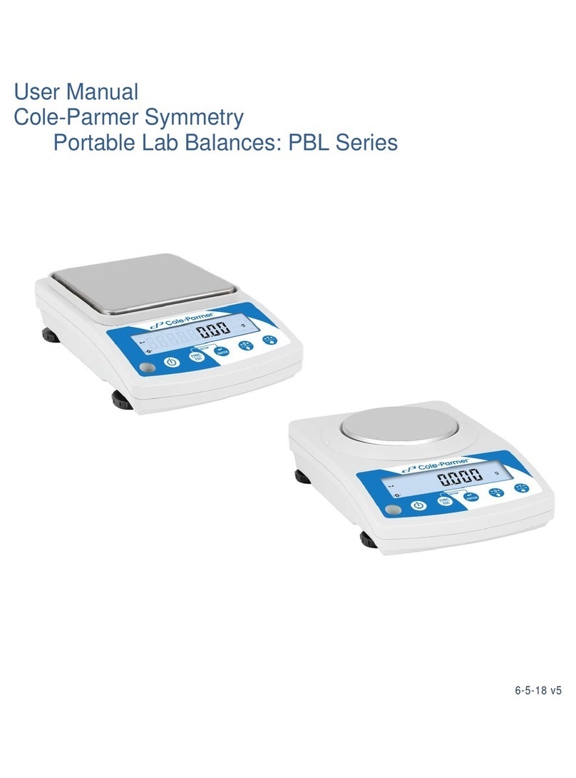 Cole Parmer PBL-602 user manual