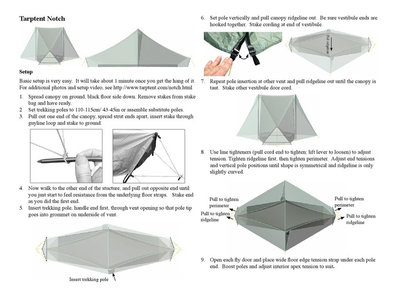 Tarptent Notch User manual
