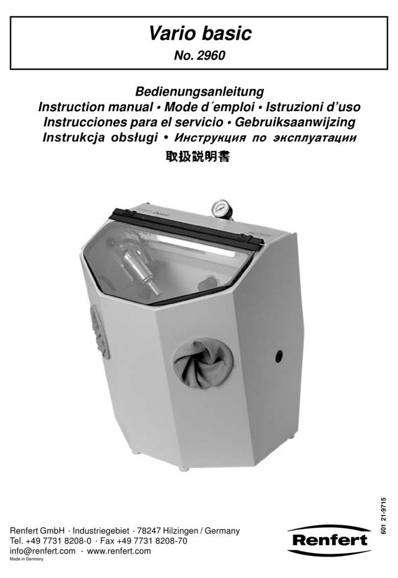 Renfert Vario basic User manual