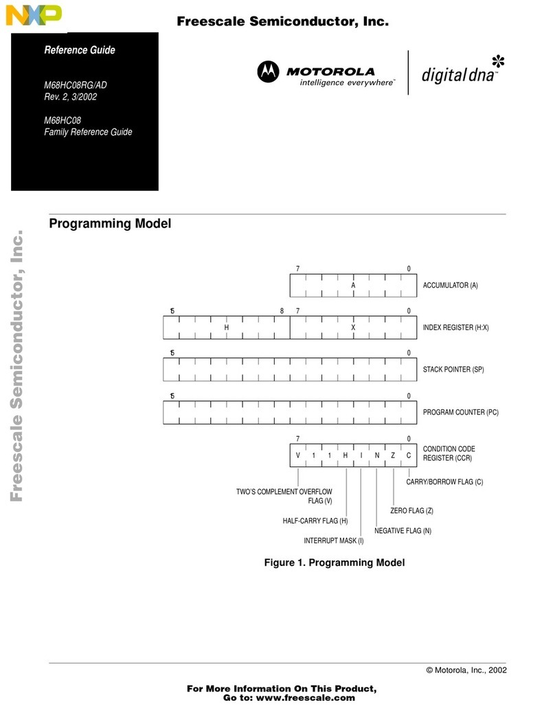 Freescale Semiconductor M68HC08RG User manual