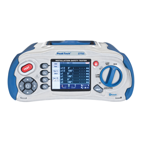 PeakTech 2755 User manual