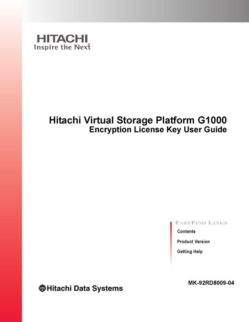 Hitachi G1000 User manual Hitachi G1000 User manual