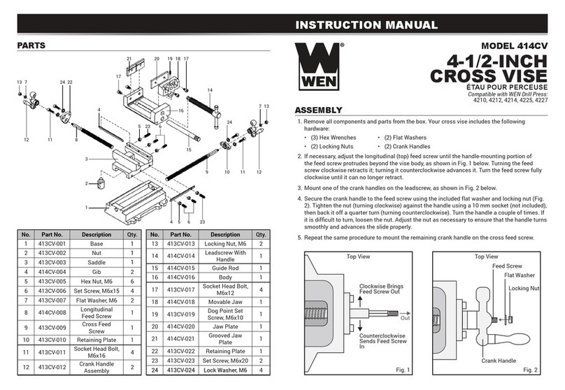 Wen 414CV instruction manual Wen 414CV instruction manual
