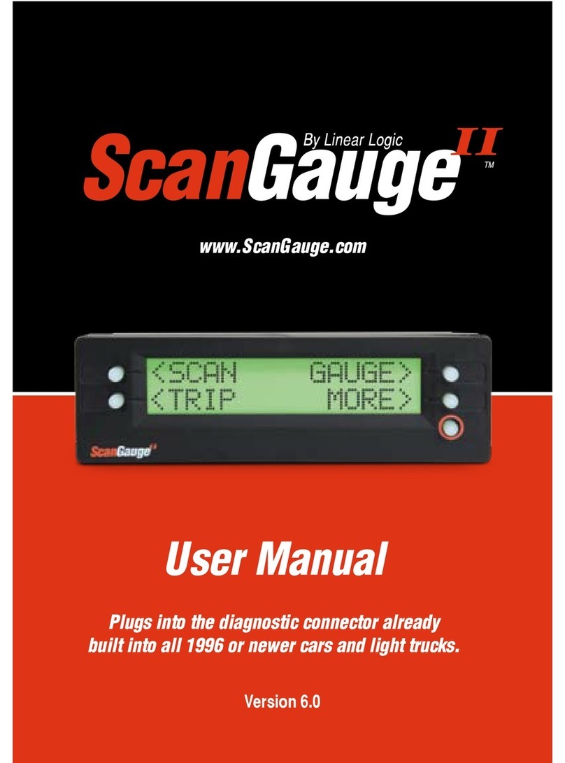 Linear Logic ScanGauge II User manual