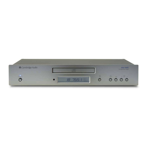 Cambridge Audio Azur 640C User manual