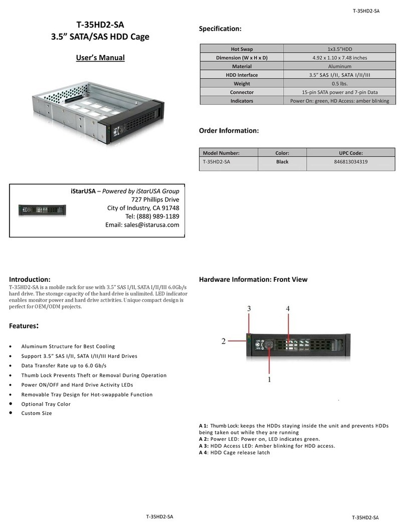 iStarUSA T-35HD2-SA User manual iStarUSA T-35HD2-SA User manual
