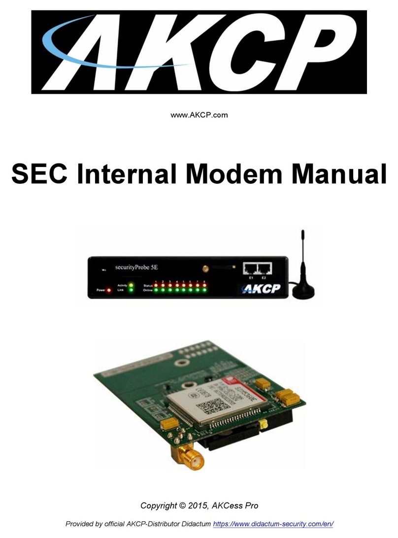 AKCP SEC User manual