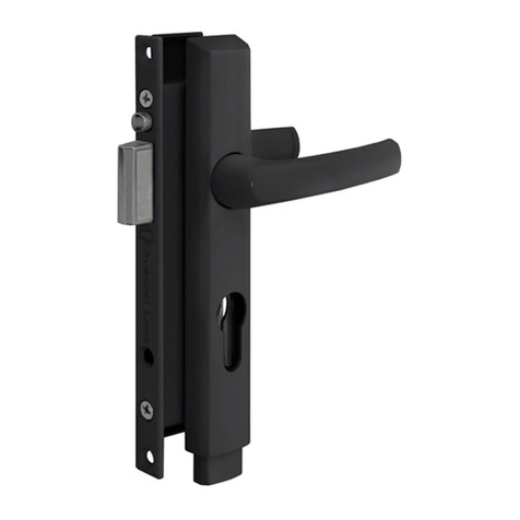 Austral Lock ELEGANCE ILLUSTRATED FITTING INSTRUCTIONS