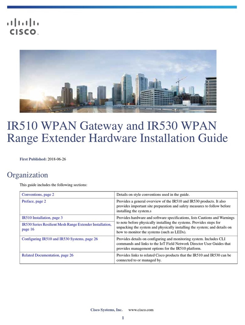 Cisco IR510 Hardware installation guide