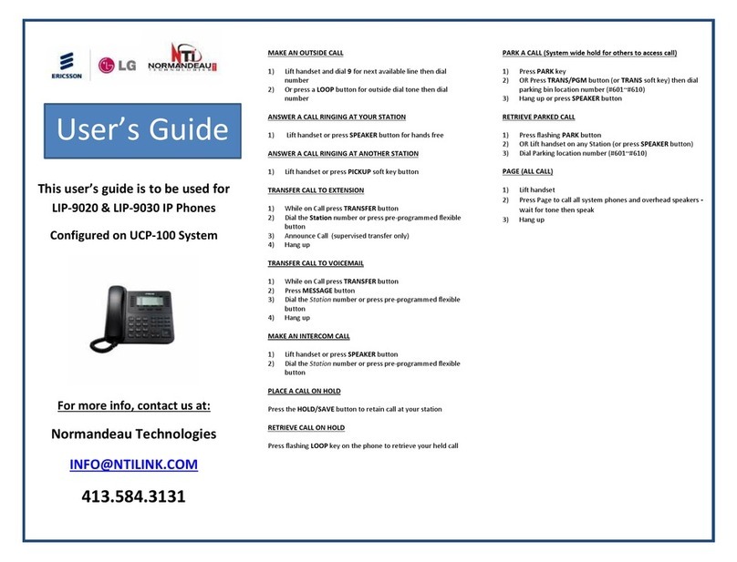 NTI LIP-9030 user guide