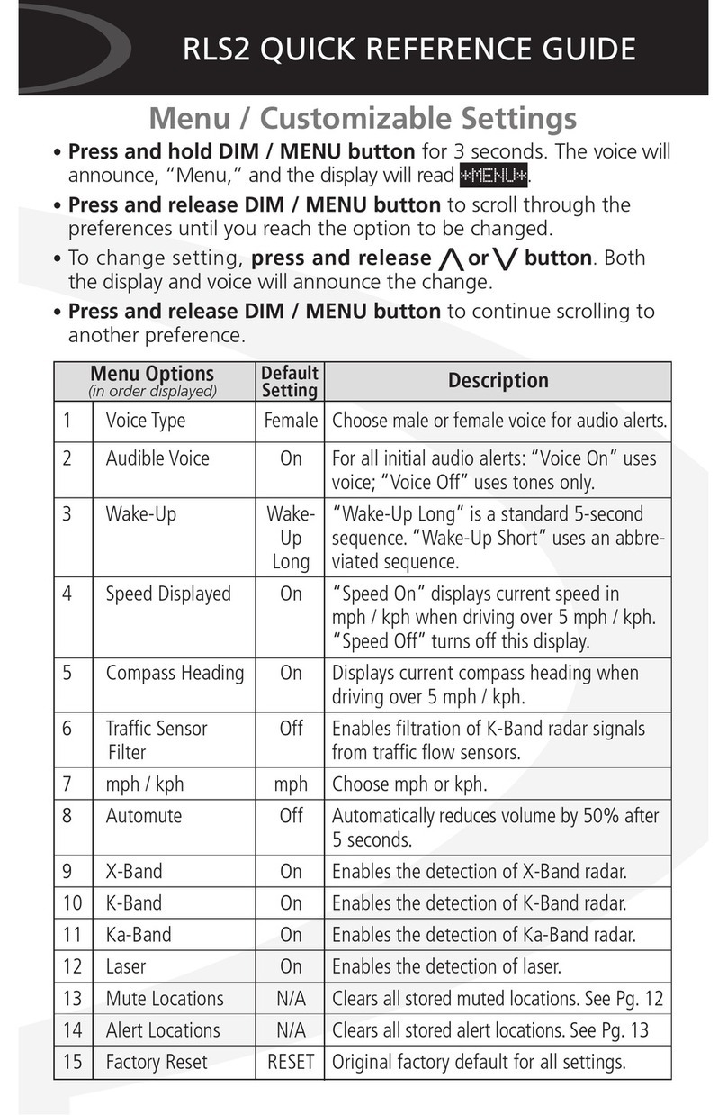 K40 RLS2 Quick reference guide
