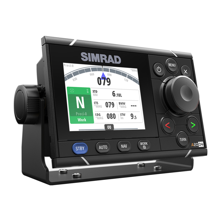 Simrad A2004 User manual Simrad A2004 User manual