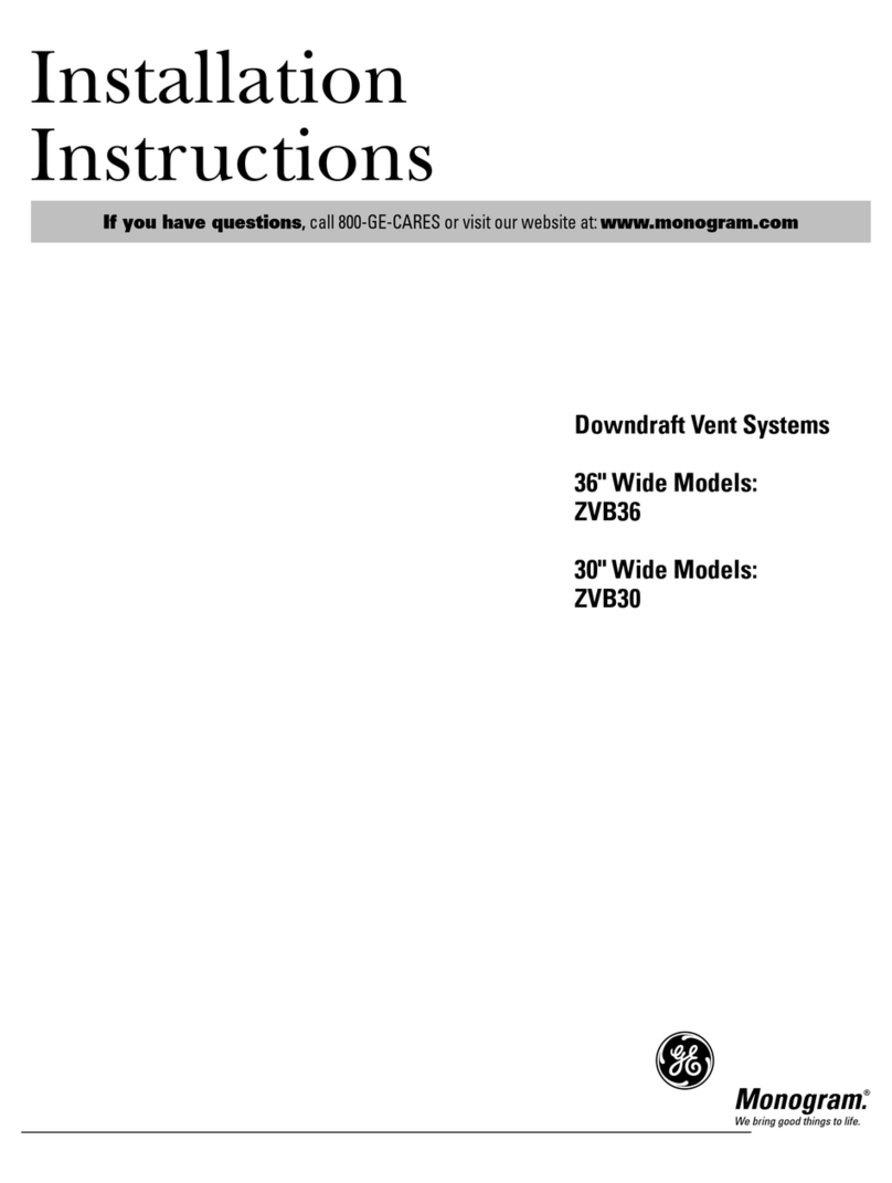 Monogram ZVB36 installation instructions