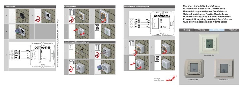 Zehnder Rittling ComfoSense CH Service manual