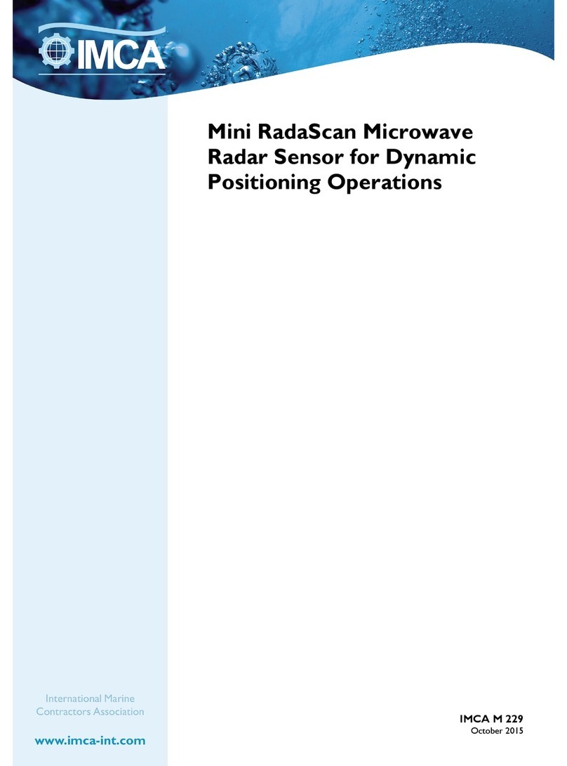 IMCA Mini RadaScan owner's manual