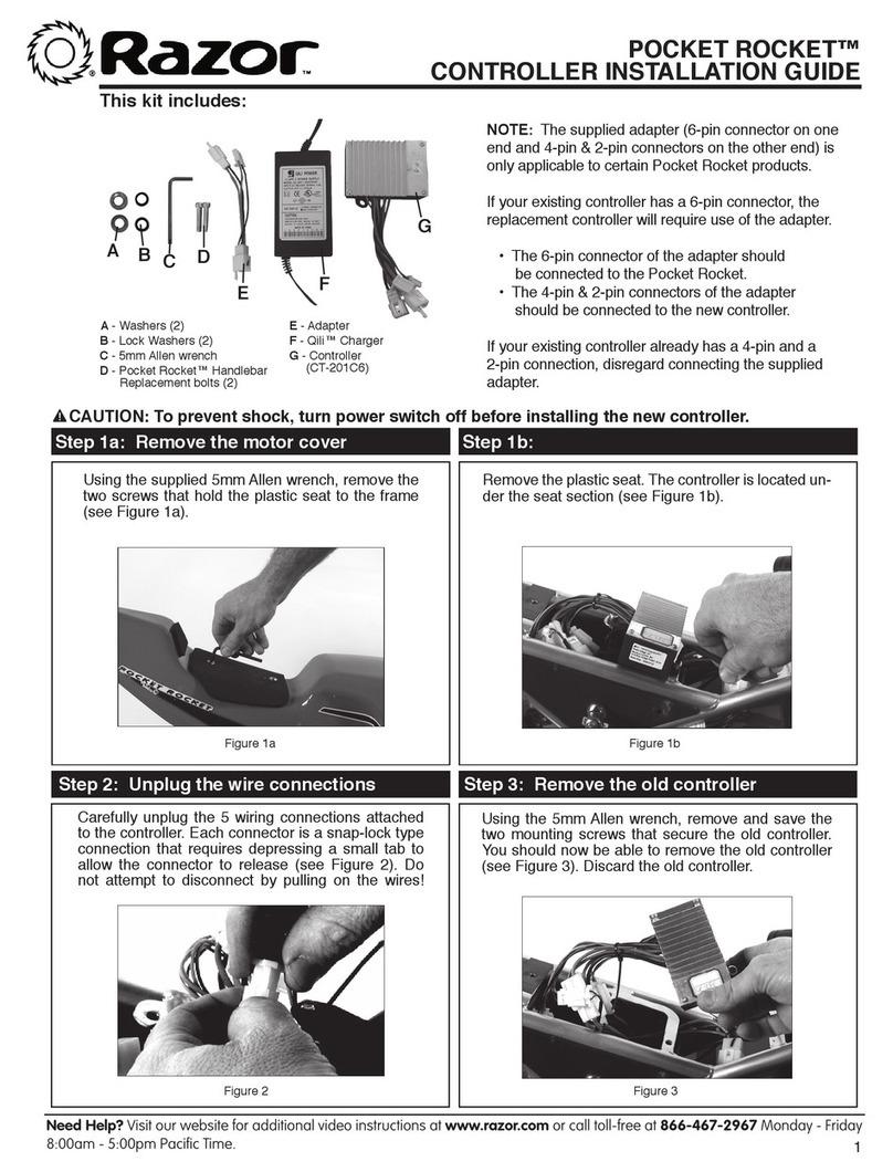 Razor POCKET ROCKET User manual