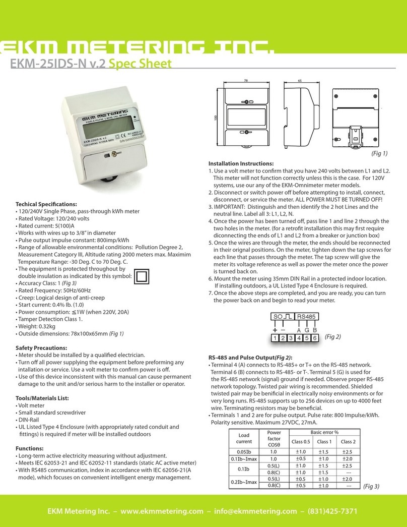 EKM 25IDS-N installation instructions