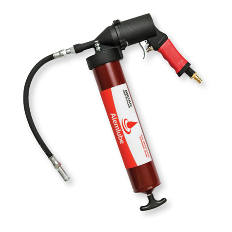 Alemlube Air Operated Grease Gun User manual