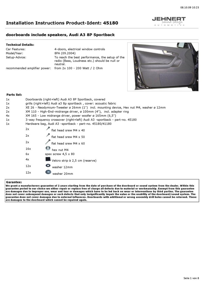 Jehnert 45180 installation instructions