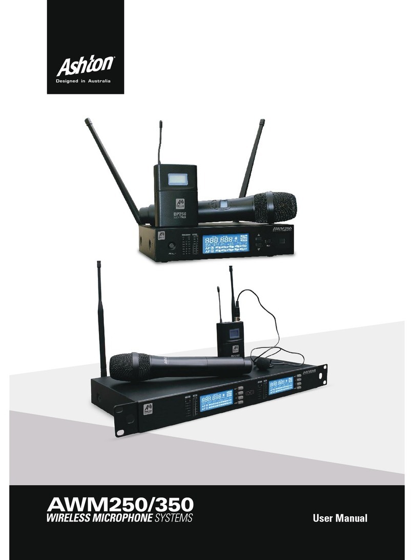 Ashton AWM250 user manual