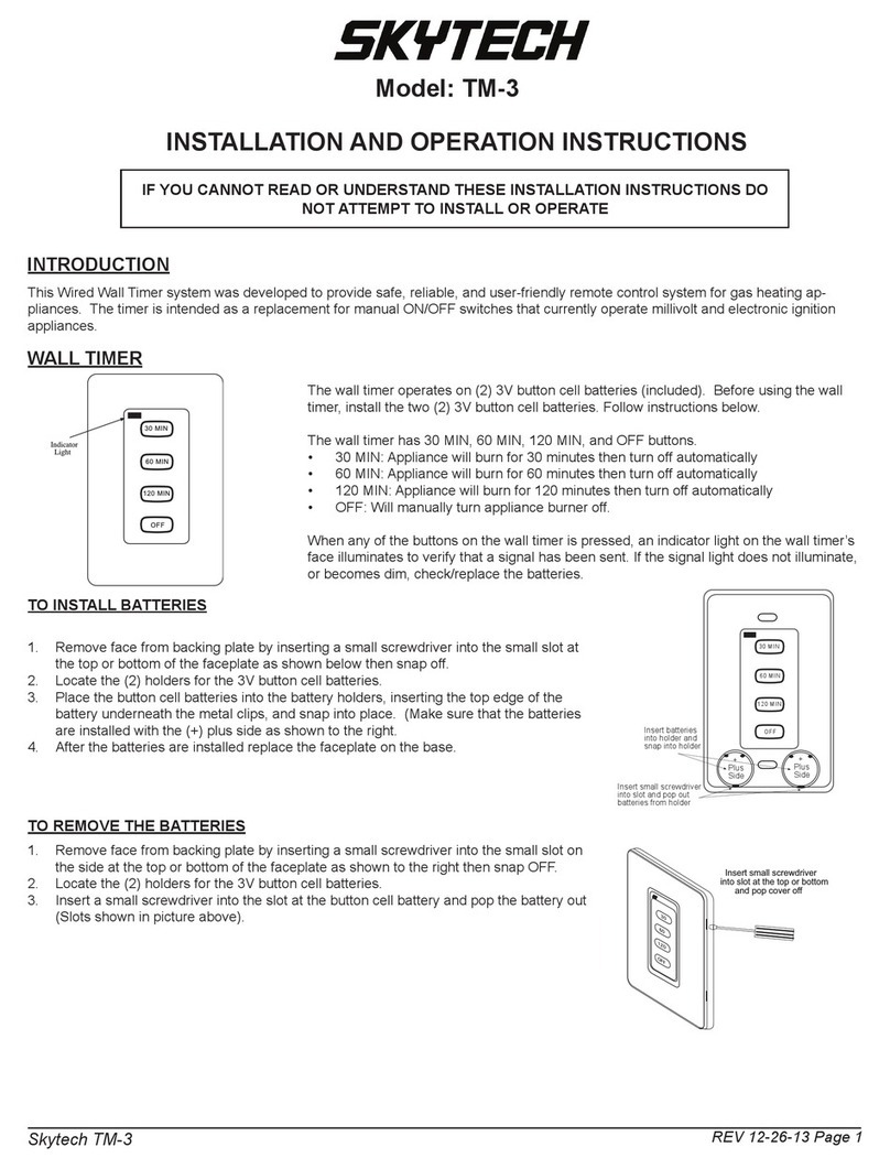 Skytech TM-3 User manual