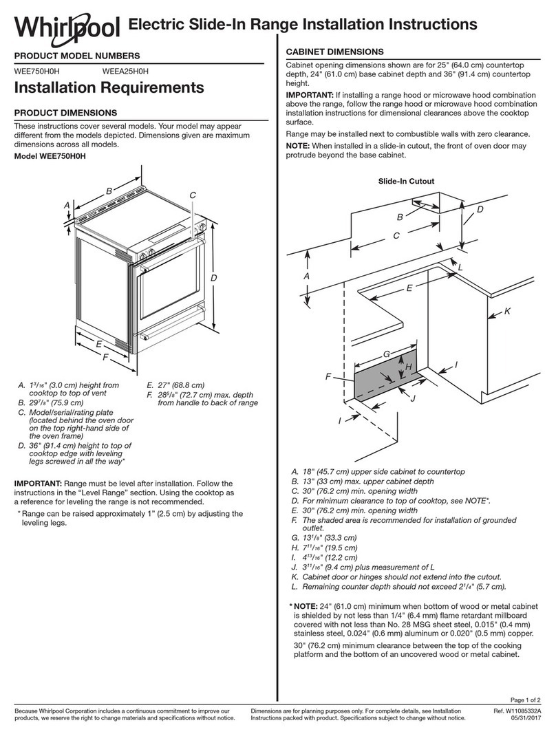 Whirlpool WEE750H0H User manual