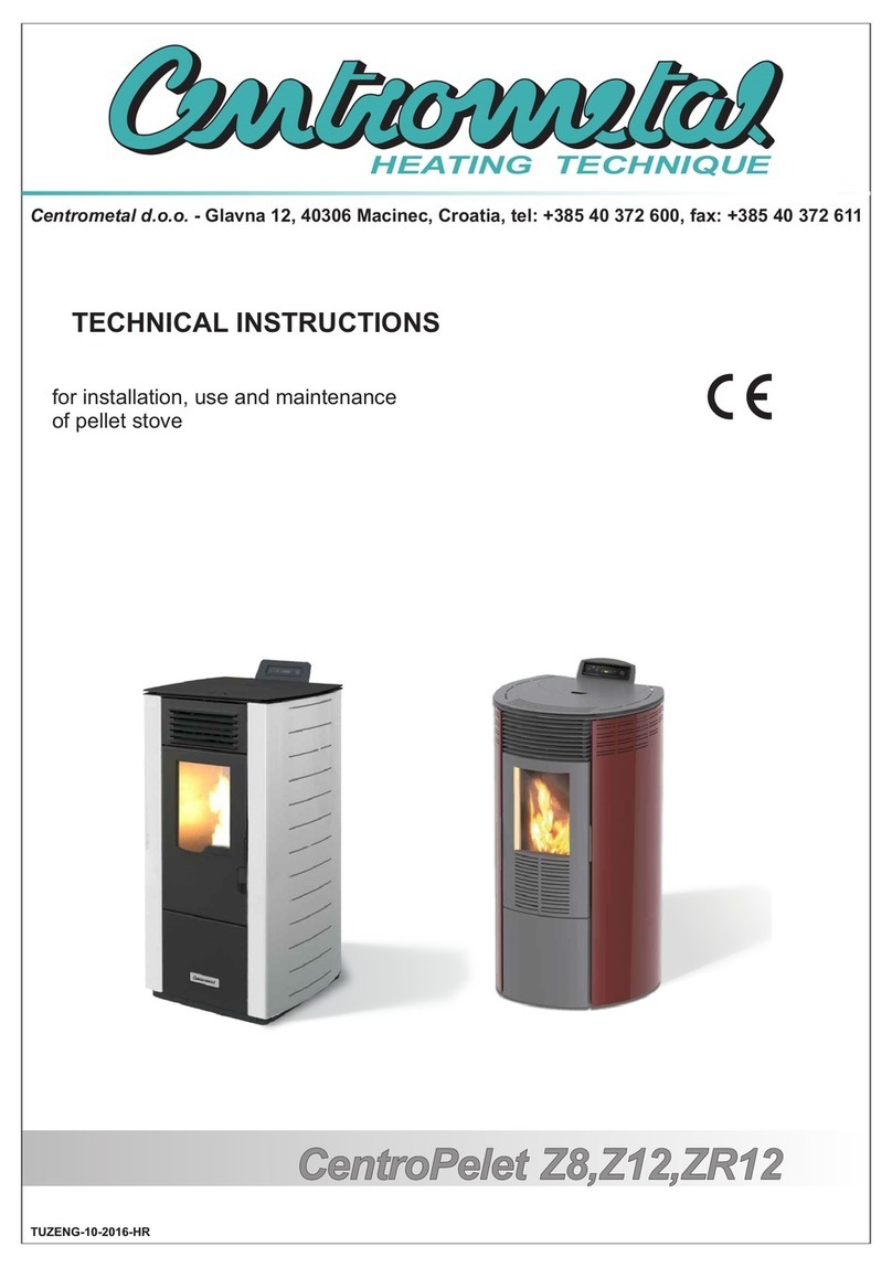 Centrometal CentroPelet Z12 Technical instructions for installation, use and maintenance