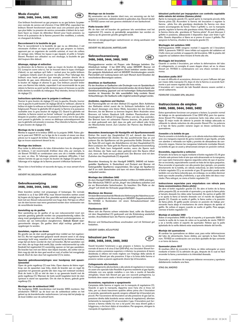 Sievert Pro 86 Instructions for use