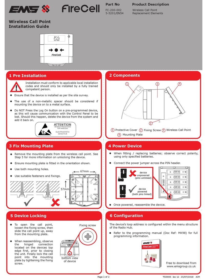 EMS FIRECELL User manual