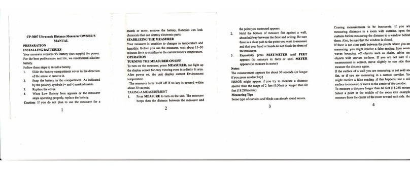 Generic CP-3007 owner's manual