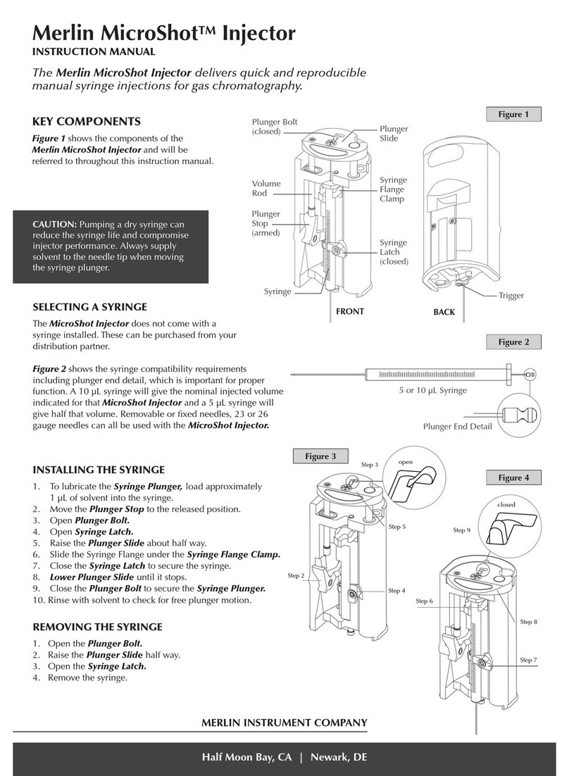 Merlin Instrument Company Merlin MicroShot instruction manual