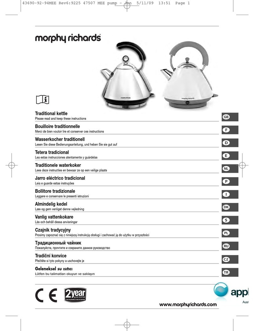 Morphy Richards 43690 instructions