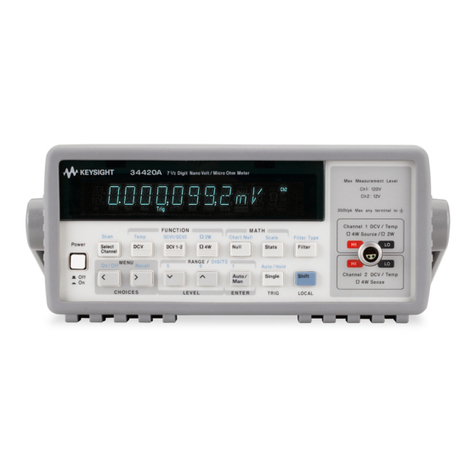 Keysight 34420A user guide