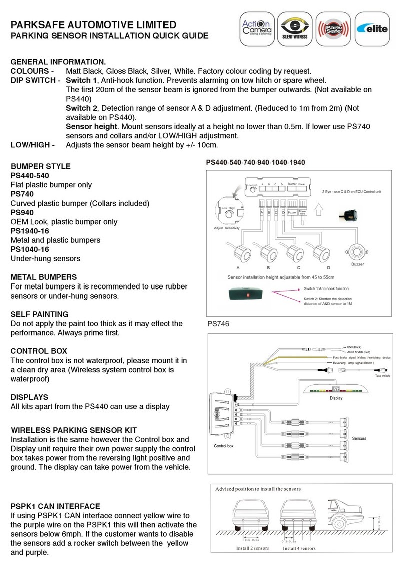 Autostyle Parksafe PS440 User guide