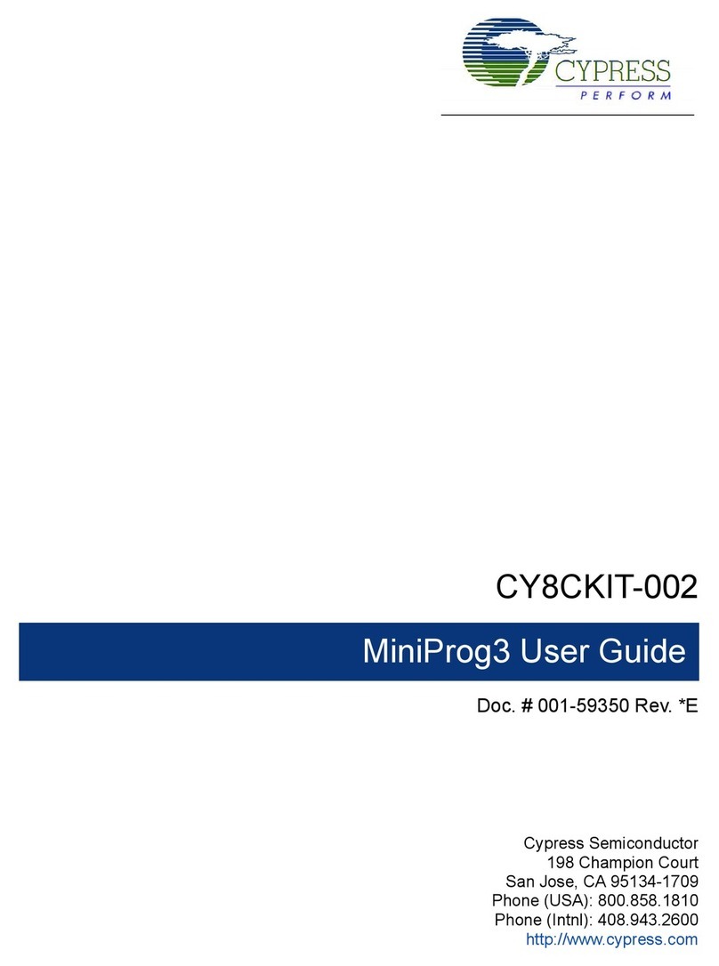 Cypress Semiconductor CY8CKIT-002 User manual