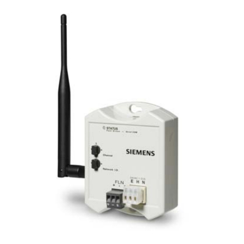 Siemens WFLN Series User manual Siemens WFLN Series User manual