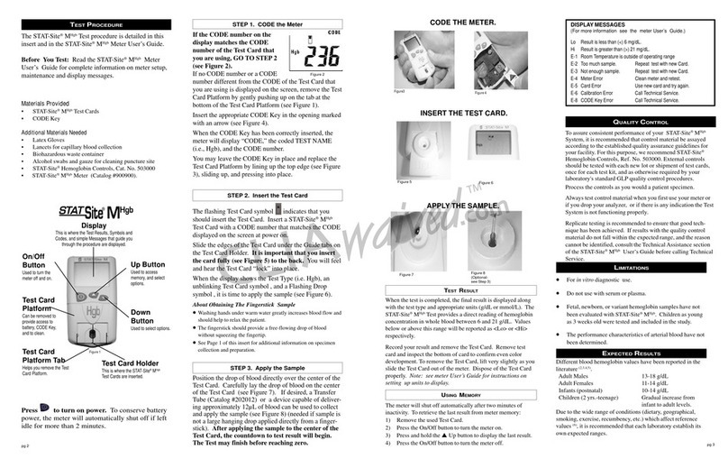 EKF Diagnostics STAT-Site MHigh user guide