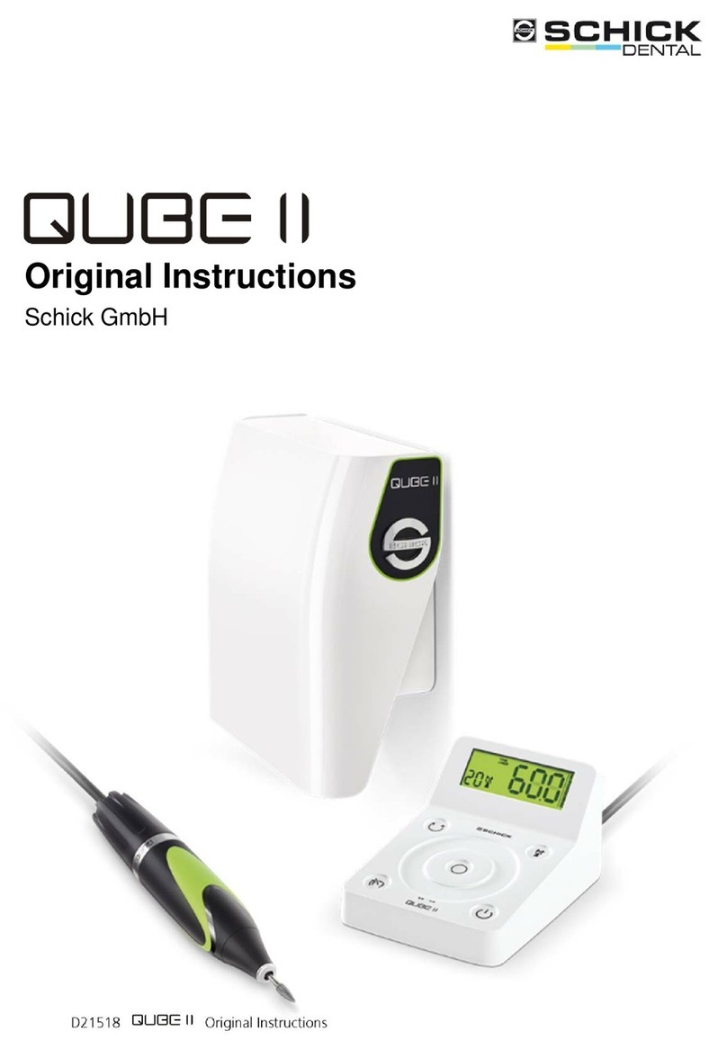 Schick QUBE II Operation instructions