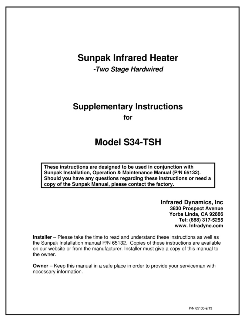 Infrared Dynamics Sunpak S34-TSH Wiring diagram