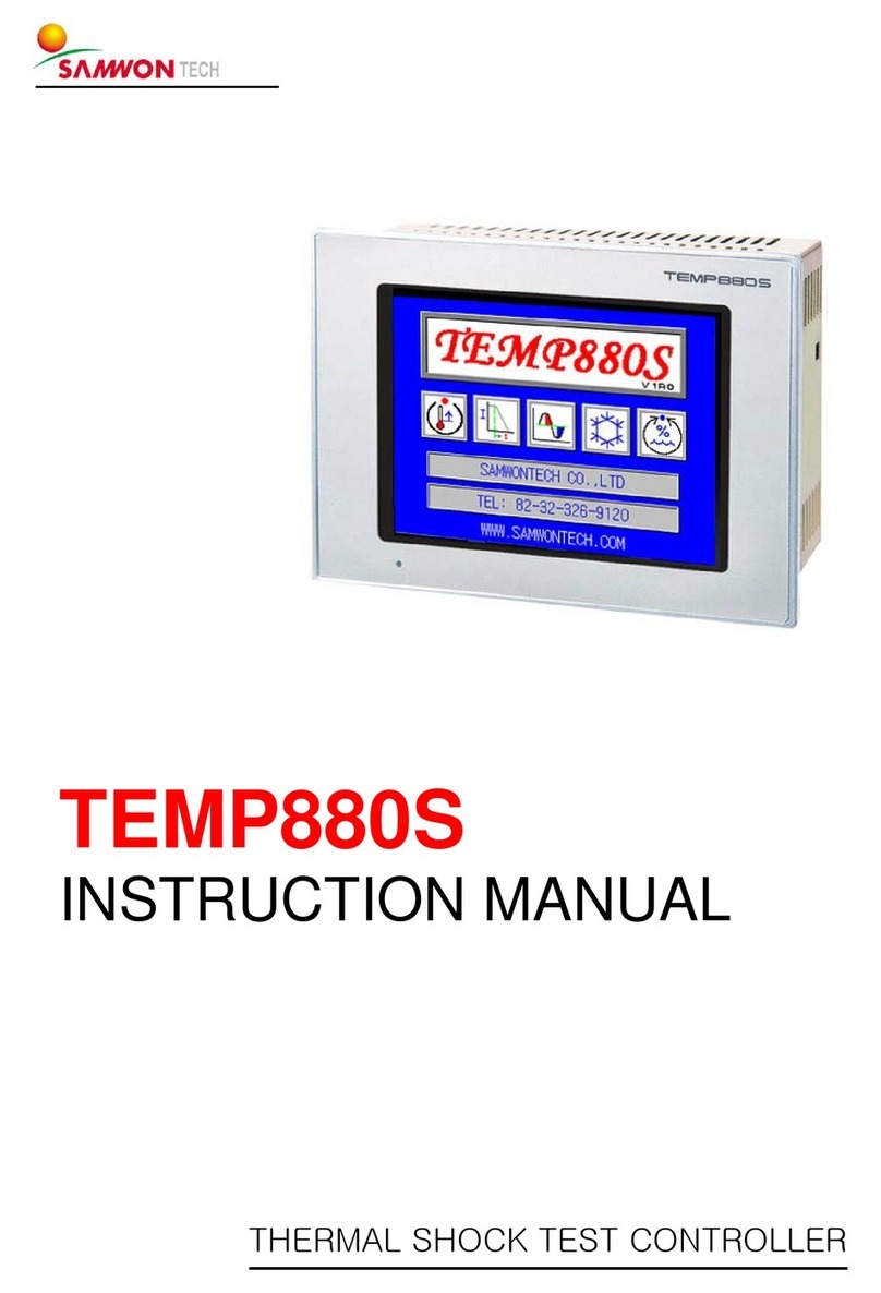 Samwontech TEMP880S Instuctions for installation and use